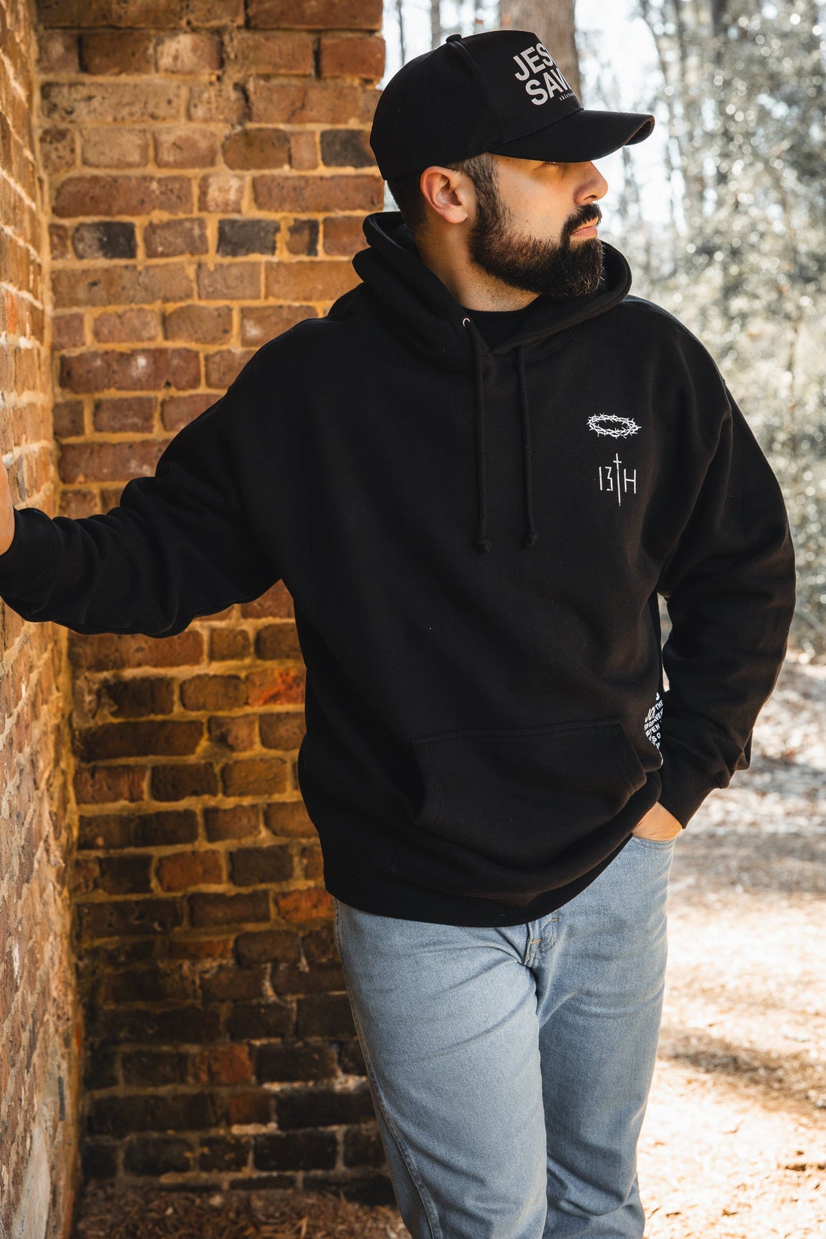 Jesus Saves Premium Hoodie