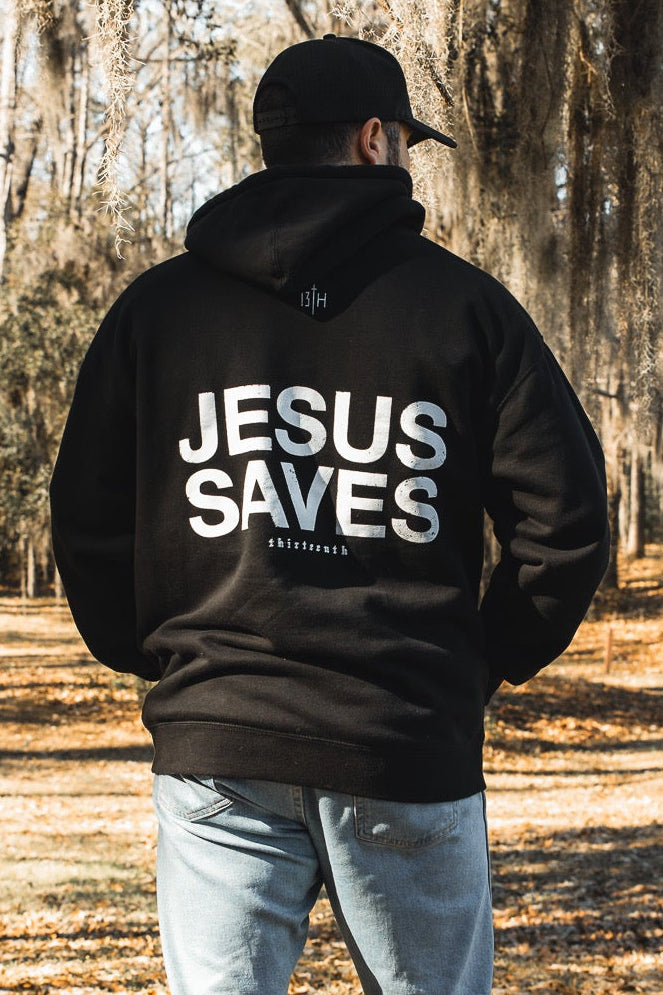 Jesus Saves Premium Hoodie