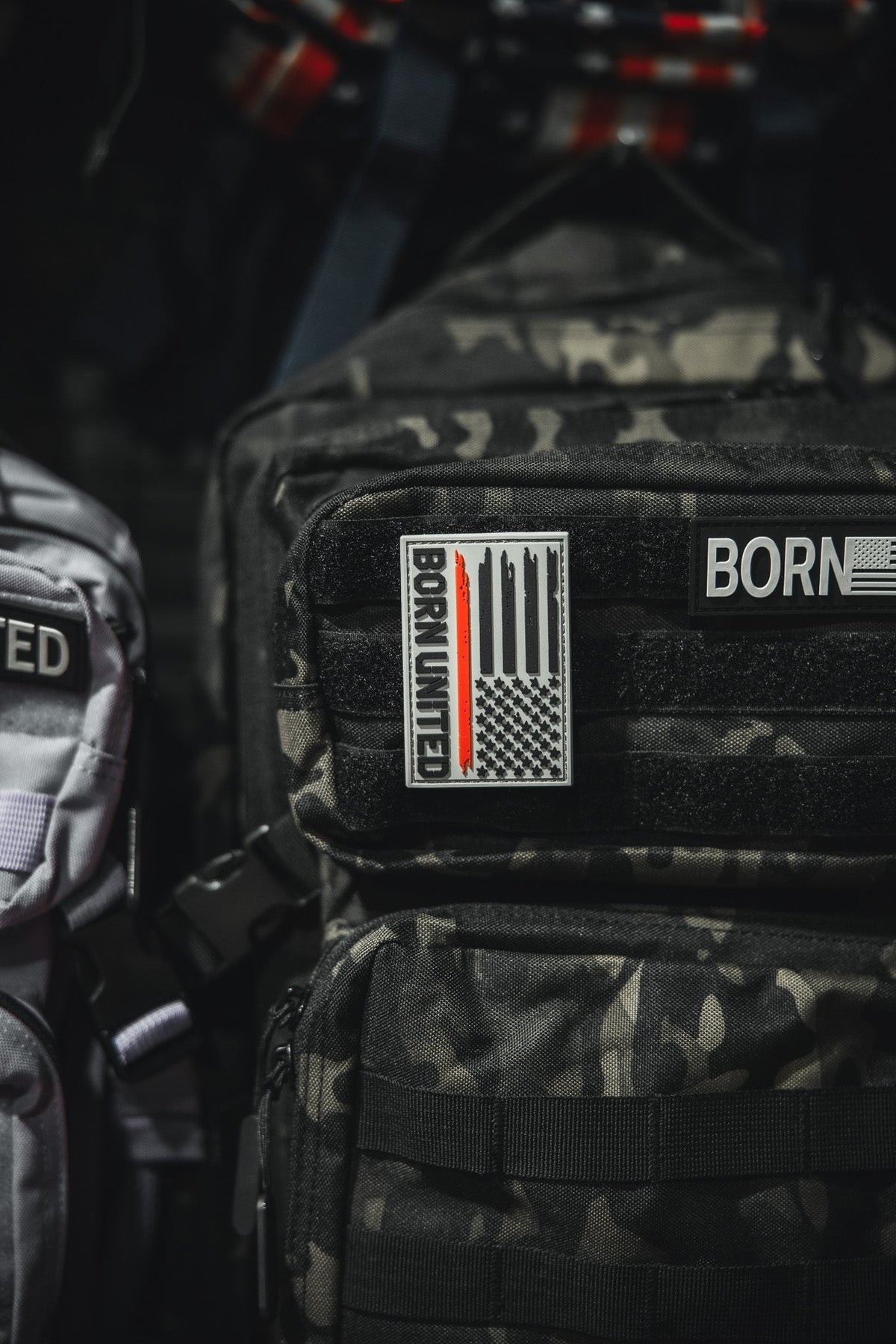 Red Line Flag PVC Patch