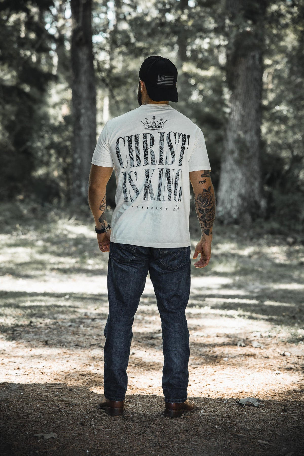 Christ is King Premium Tee - Ivory