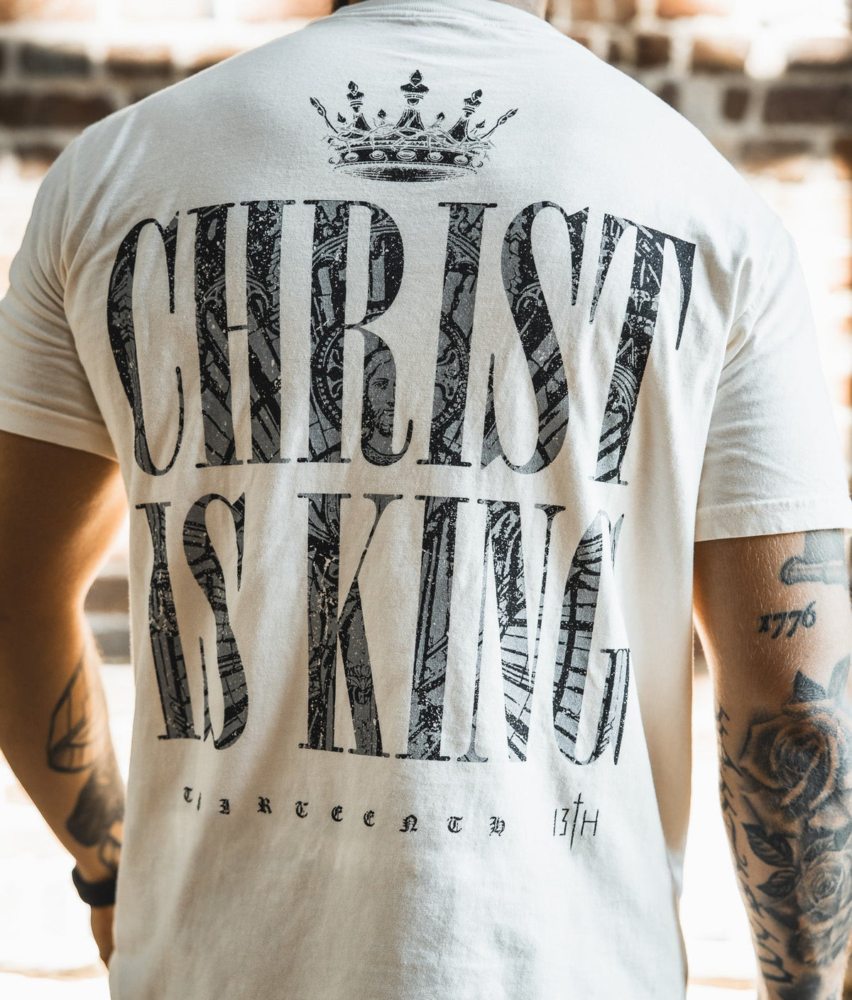 Christ is King Premium Tee - Ivory