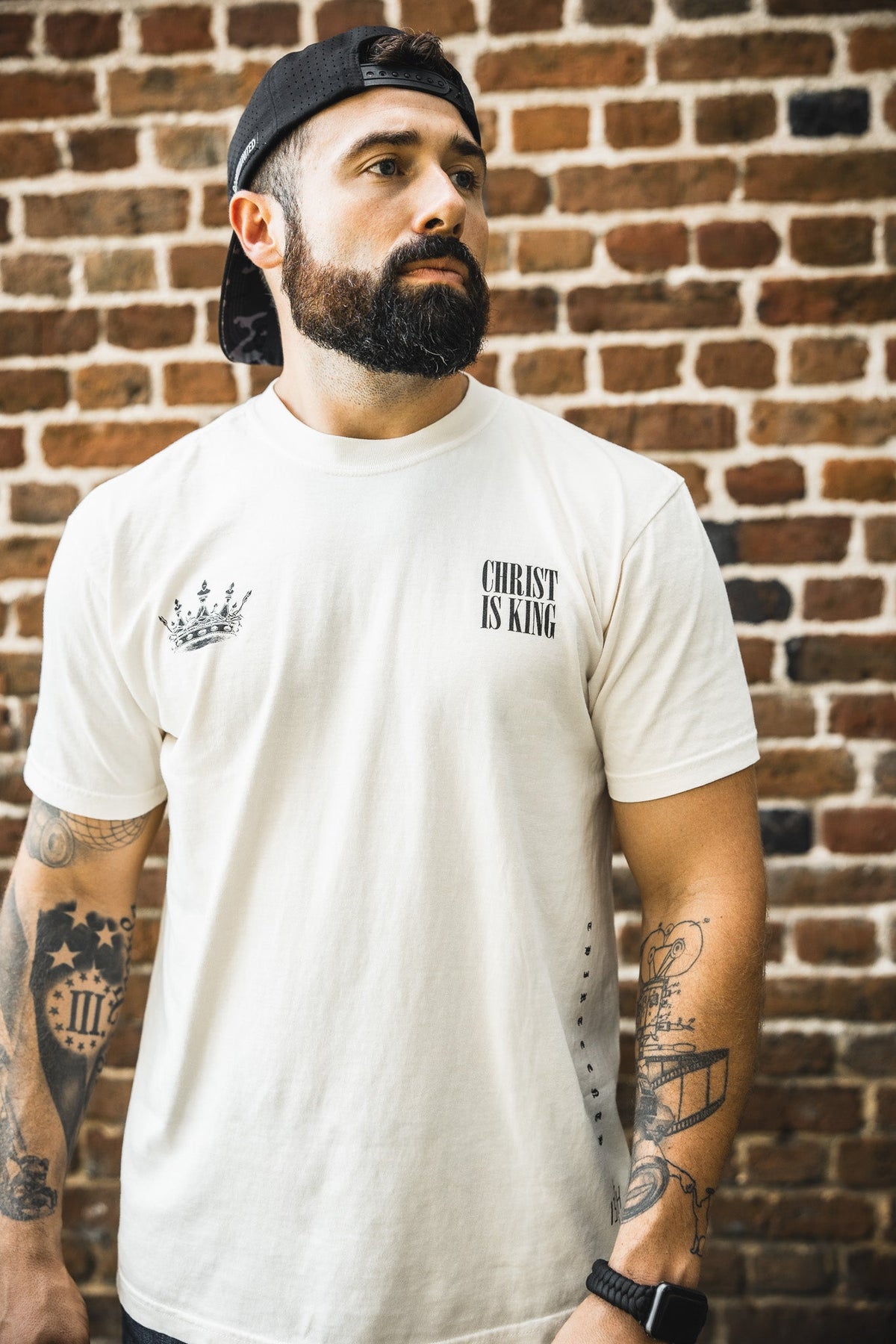 Christ is King Premium Tee - Ivory