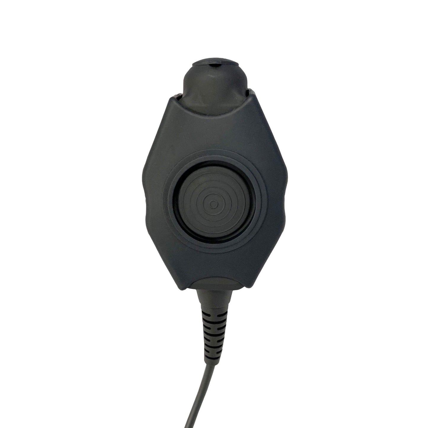 Tactical Radio Adapter/PTT for Headset(Hirose)(w/ Electret Mic): NATO/Military Wiring, OTTO, 3M Peltor ComTac, XPI, Helicopter, & More - Vertex & Yaesu 1 Pin Radios