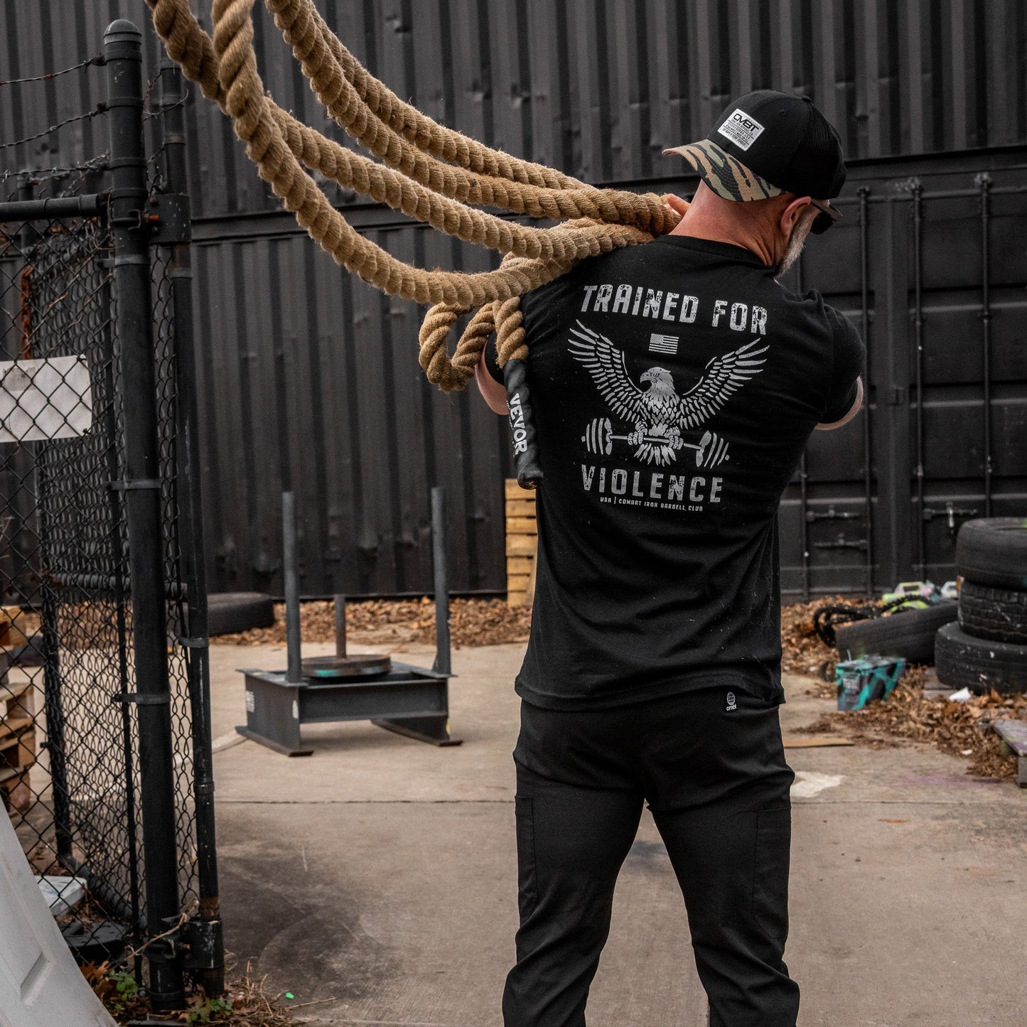Trained for Violence  Men's T-Shirt