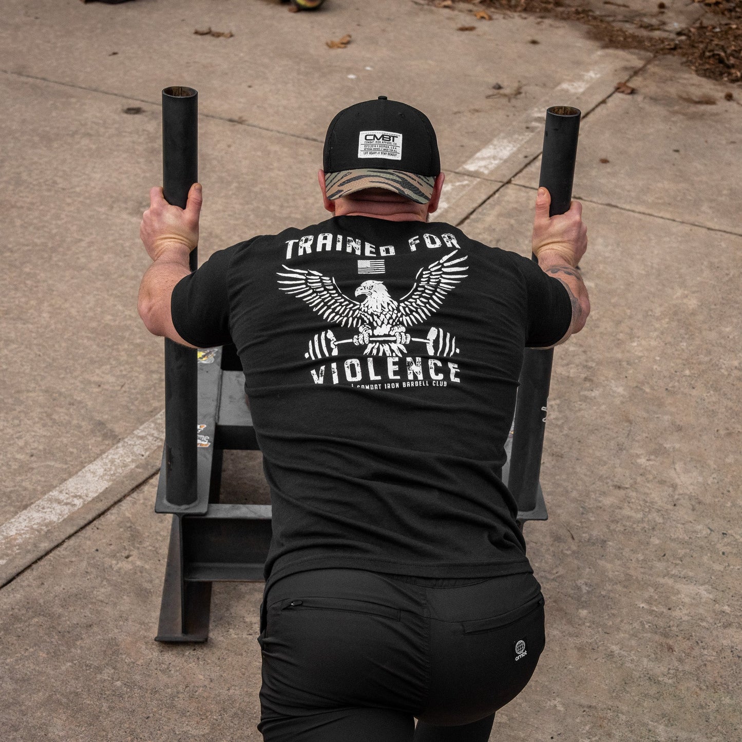 Trained for Violence  Men's T-Shirt
