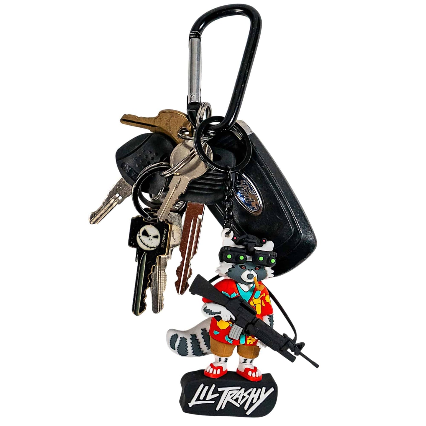 Tactical 3D PVC Keychain