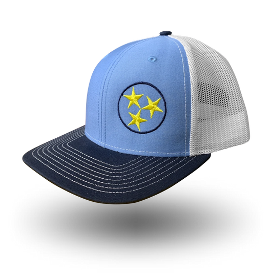 TRISTAR TRUCKER HAT - COOL BLUE