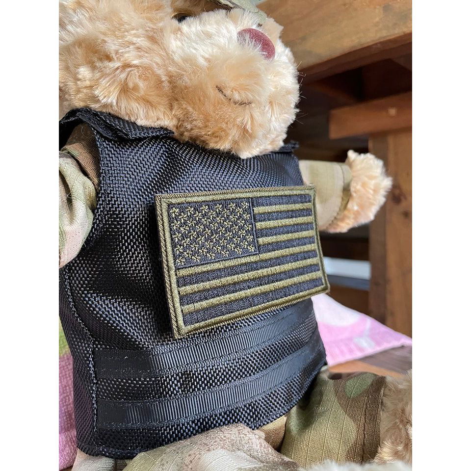 Tacticuddle Vest with Subdued American Flag