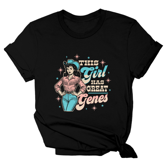 This Girl Has Great Genes Tee - 4066