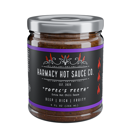Totec's Teeth - Extra Hot Pasilla & Plum (9oz)
