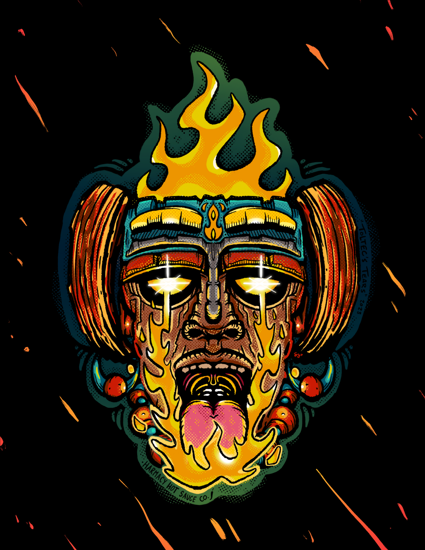 Totec's Teeth - Extra Hot Pasilla & Plum (9oz)