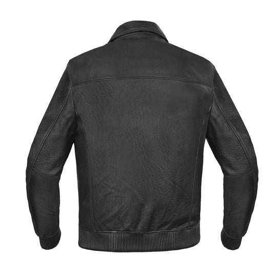 Traveler Men's Fashion Black Leather Jacket