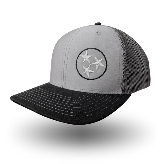THE SCOTT TRISTAR TRUCKER HAT - COOL GRAY