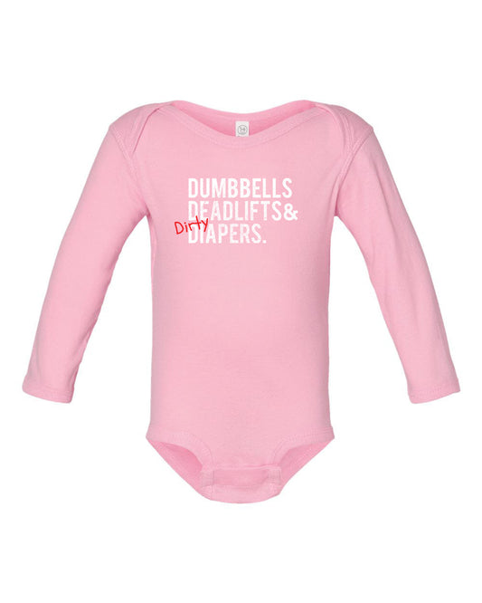 Mini-Me Triple D LONG Sleeve Onesie