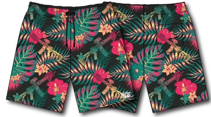 Men's Performance Training Shorts | 5.5"- Tropical Assassin