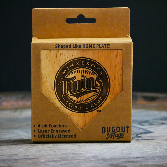Minnesota Twins Dugout Mug® | Wood Coaster