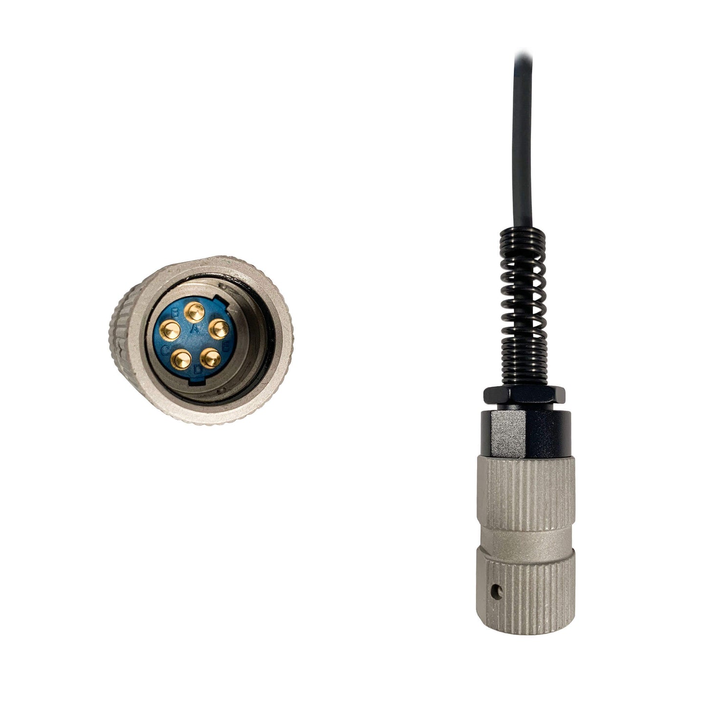 Tactical Braided Fiber Mic & Tube Earpiece Kit - Fits: Harris/Thales/Tri- PRC, Falcon Series, MBITR Series, (NATO U229/U329 Connector)