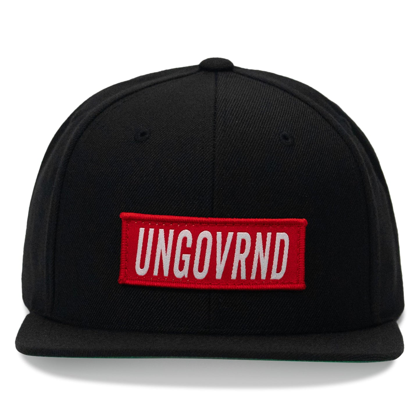 Ungovrnd Red Patch Flatbill SnapBack Hat