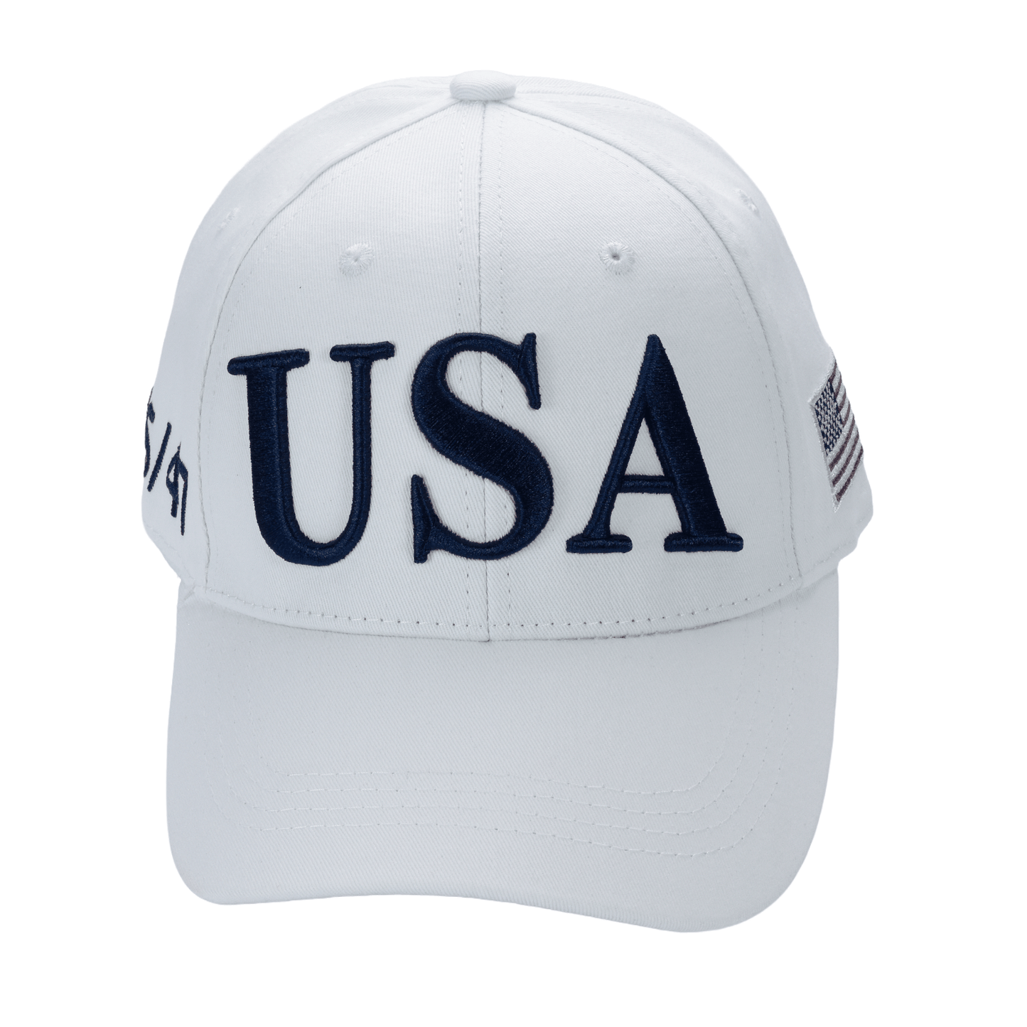 USA Premium Cotton Twill Patriot Cap – American Flag Dad Hat, Embroidered Hat