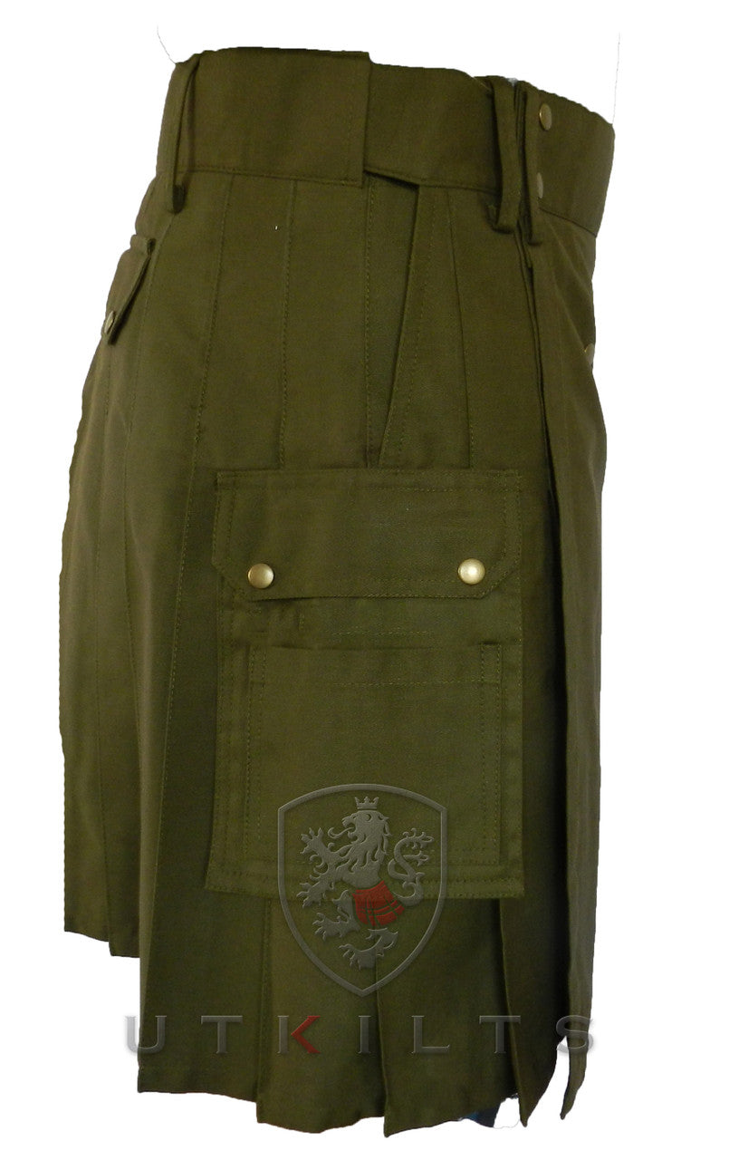 Utility Kilt – Ultimate Ripstop, Olive Green