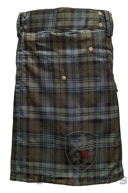 Utility Kilt – Ultimate, Black Watch Weathered