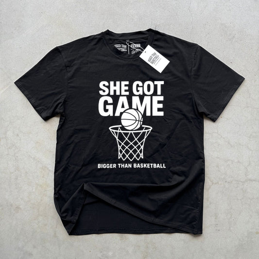 She Got Game - T-Shirt - Black