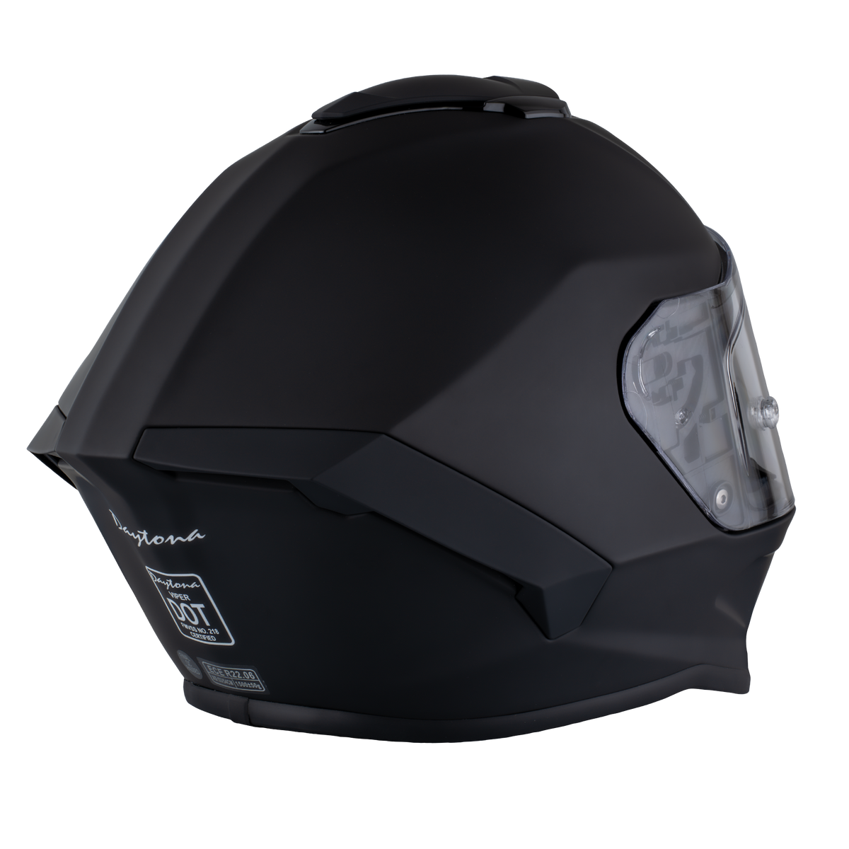 D.O.T. & ECE Daytona Viper- Dull Black