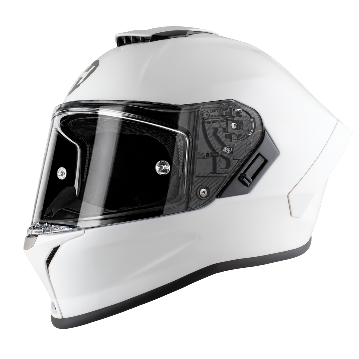 D.O.T. & ECE Daytona Viper- Hi-Gloss White