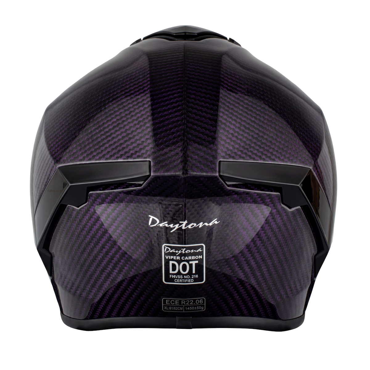 D.O.T. & ECE Daytona Viper- Purple Carbon Fiber