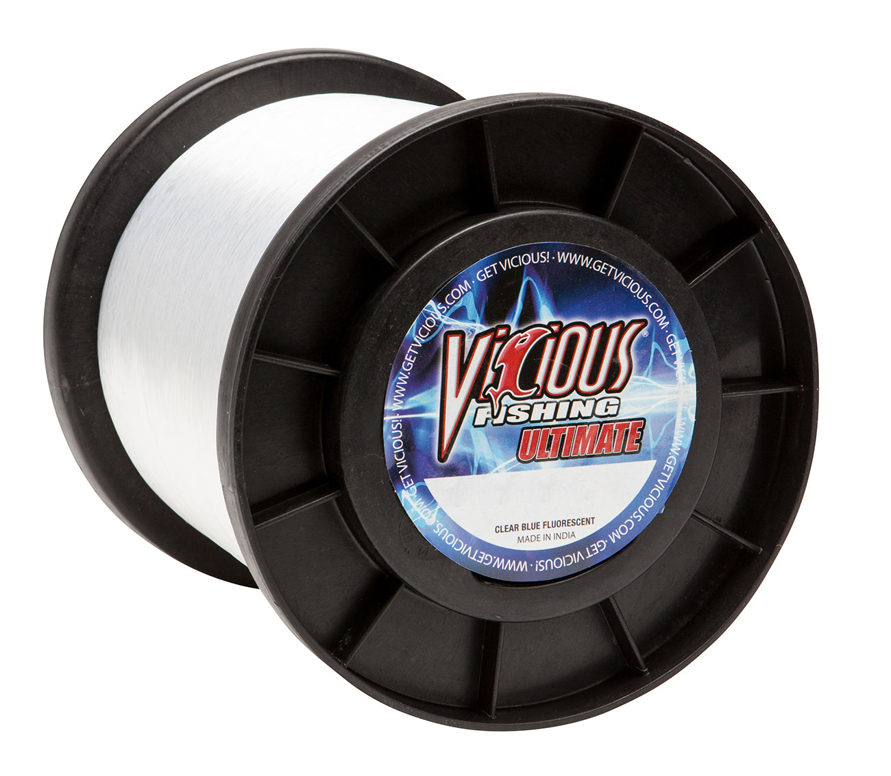 Vicious Ultimate Clear-Blue Fluorescent Mono - 4 Lb Test