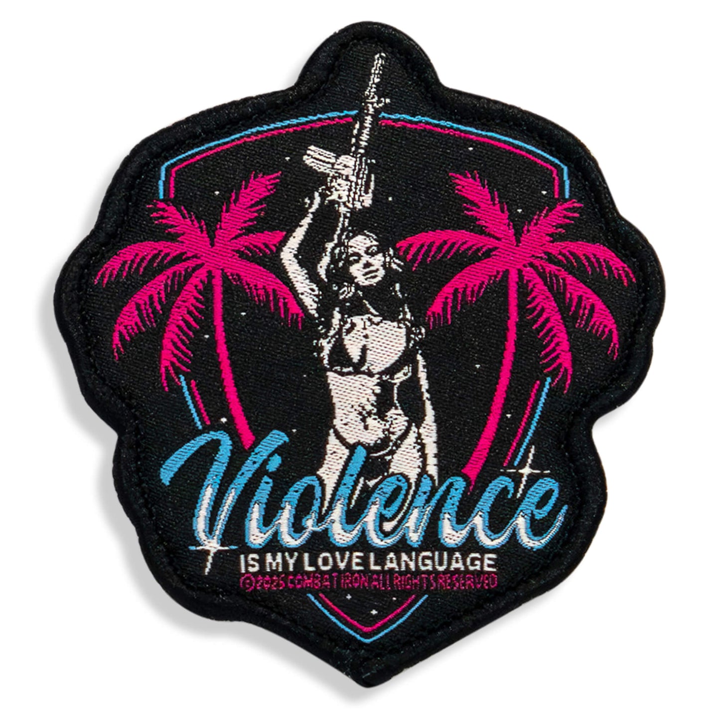 Violence Is My Love Language Velcro Patch