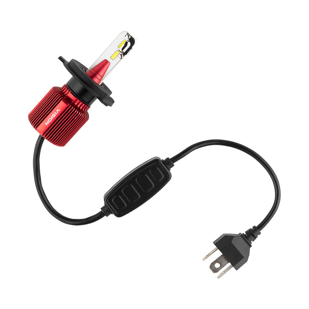 VISION H4 High/Low CSP LED Conversion Kit 6500K White 8000/5000 Lumens 50/30 Watts