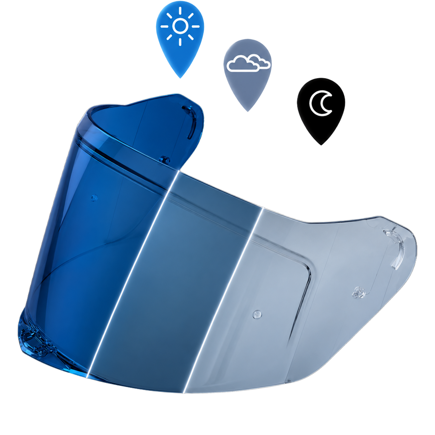 Viper Shield Outer- Photochromic Blue