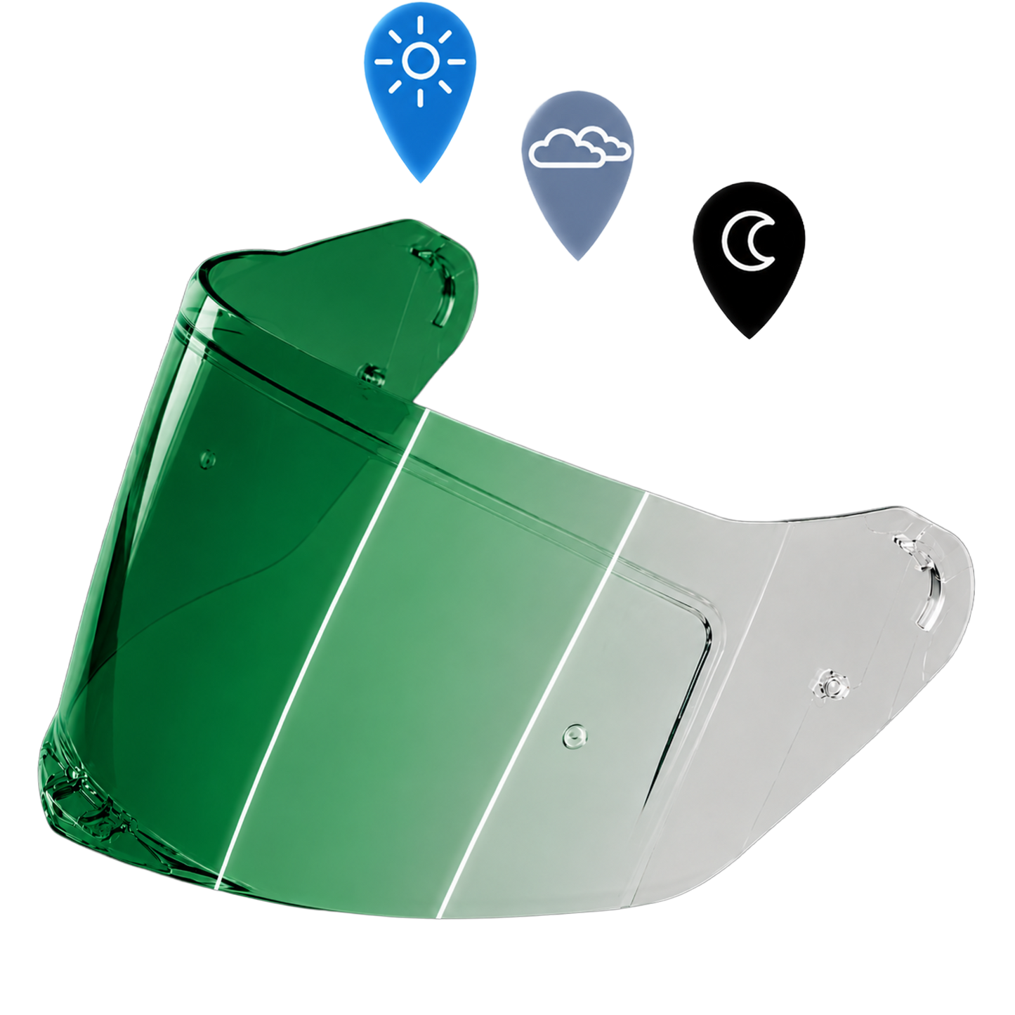 Viper Shield Outer- Photochromic Green