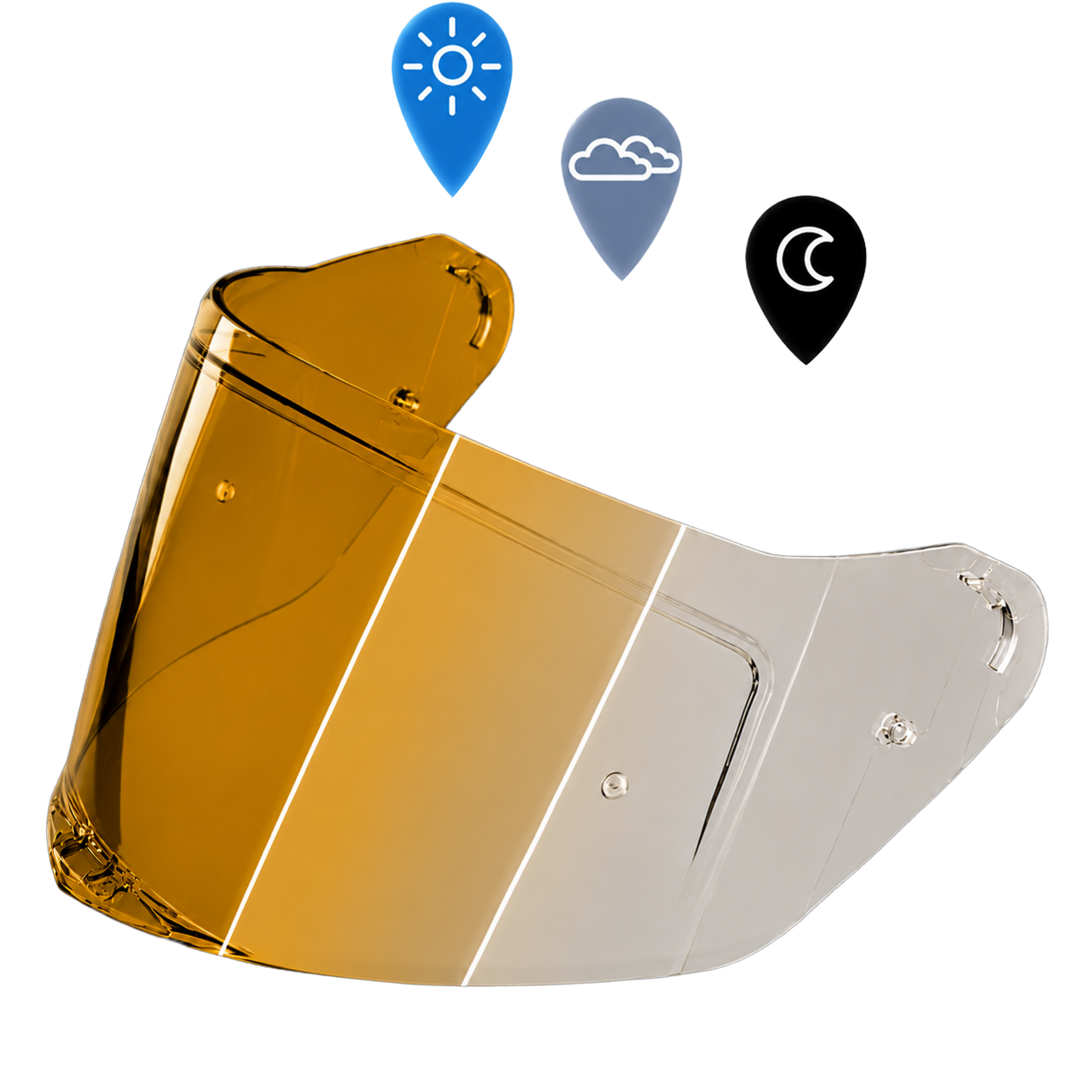 Viper Shield Outer- Photochromic Gold