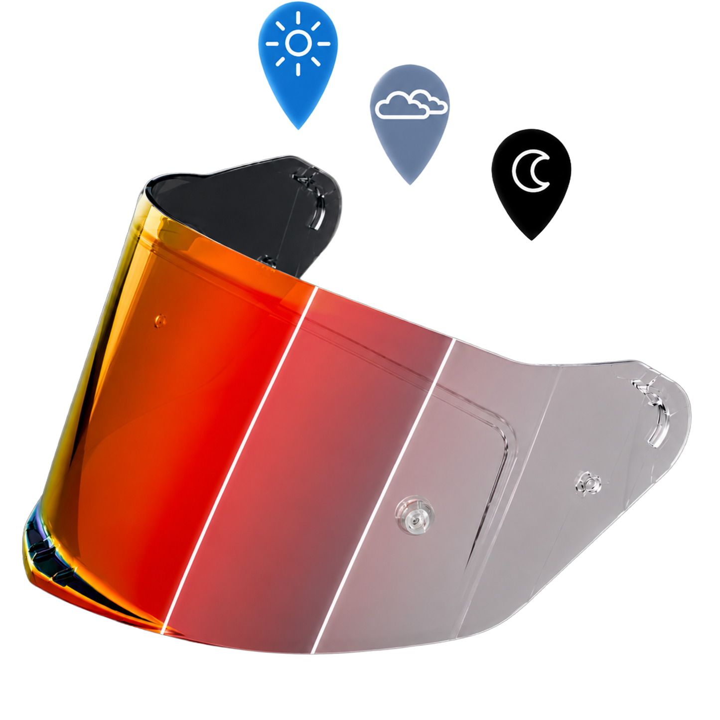 Viper Shield Outer- Photochromic Red