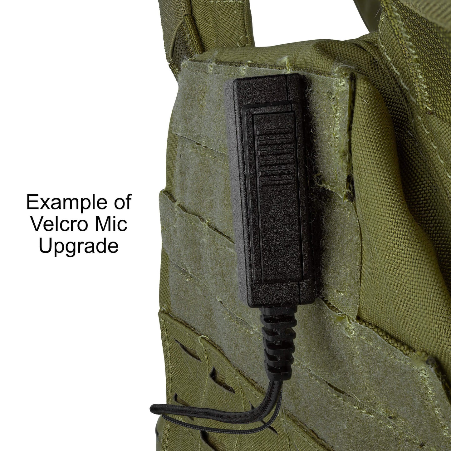 Patrol Mic & Invisible Series Tubeless Earpiece Tactical Kit w/ Quick Disconnect (Hirose) Connector- Replacement/Upgrade Kit
