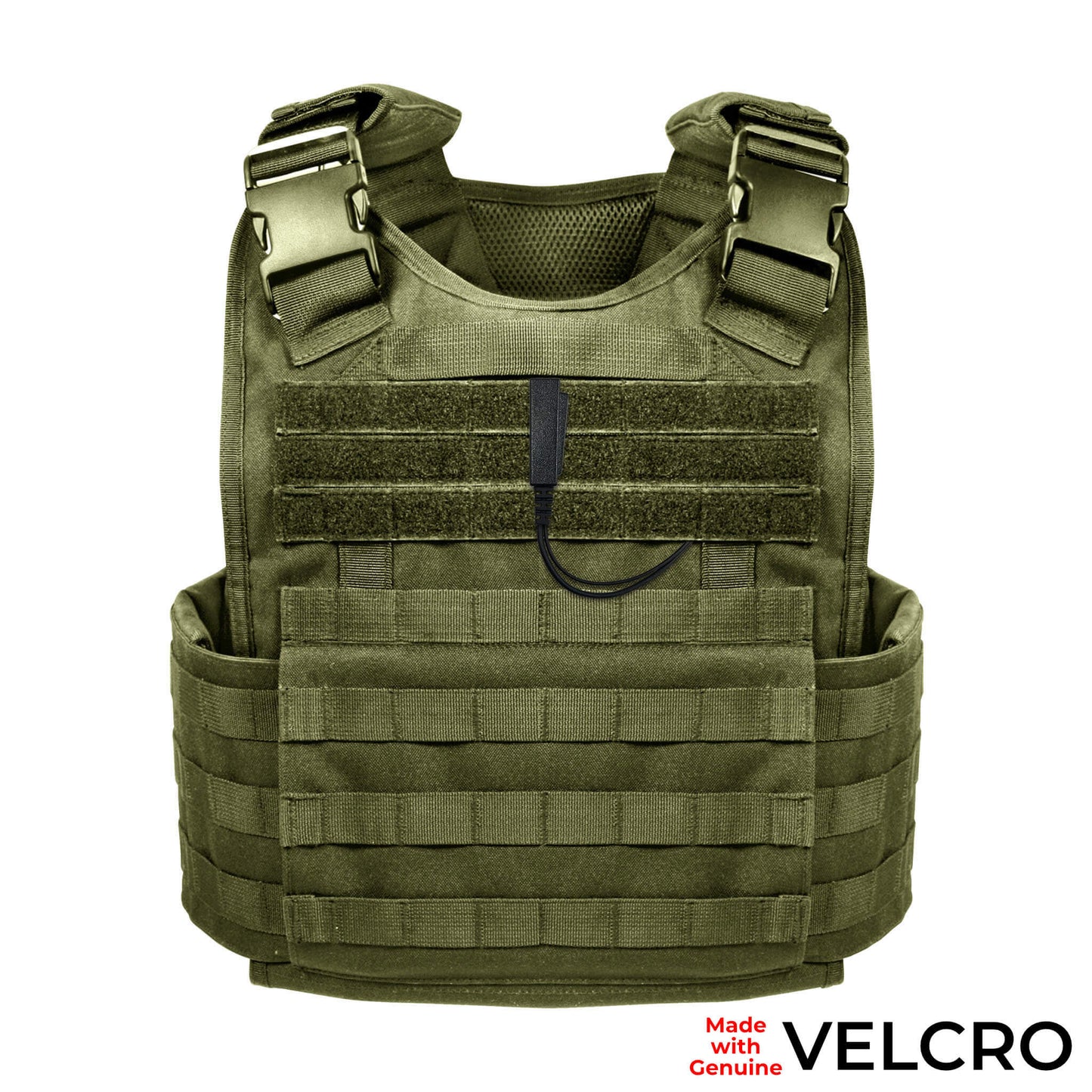 Velcro Mic & Earpiece Radio Kit w/ Quick Disconnect (Hirose) - Harris/Tait TP3000/7110/7100/8000/9000 Series