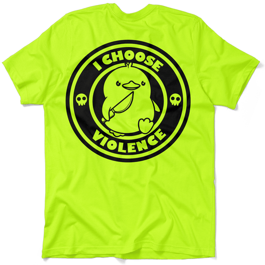 Violence - Safety Yellow T-Shirt