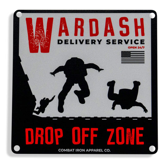 Wardash Delivery Wall Mounting Metal Sign