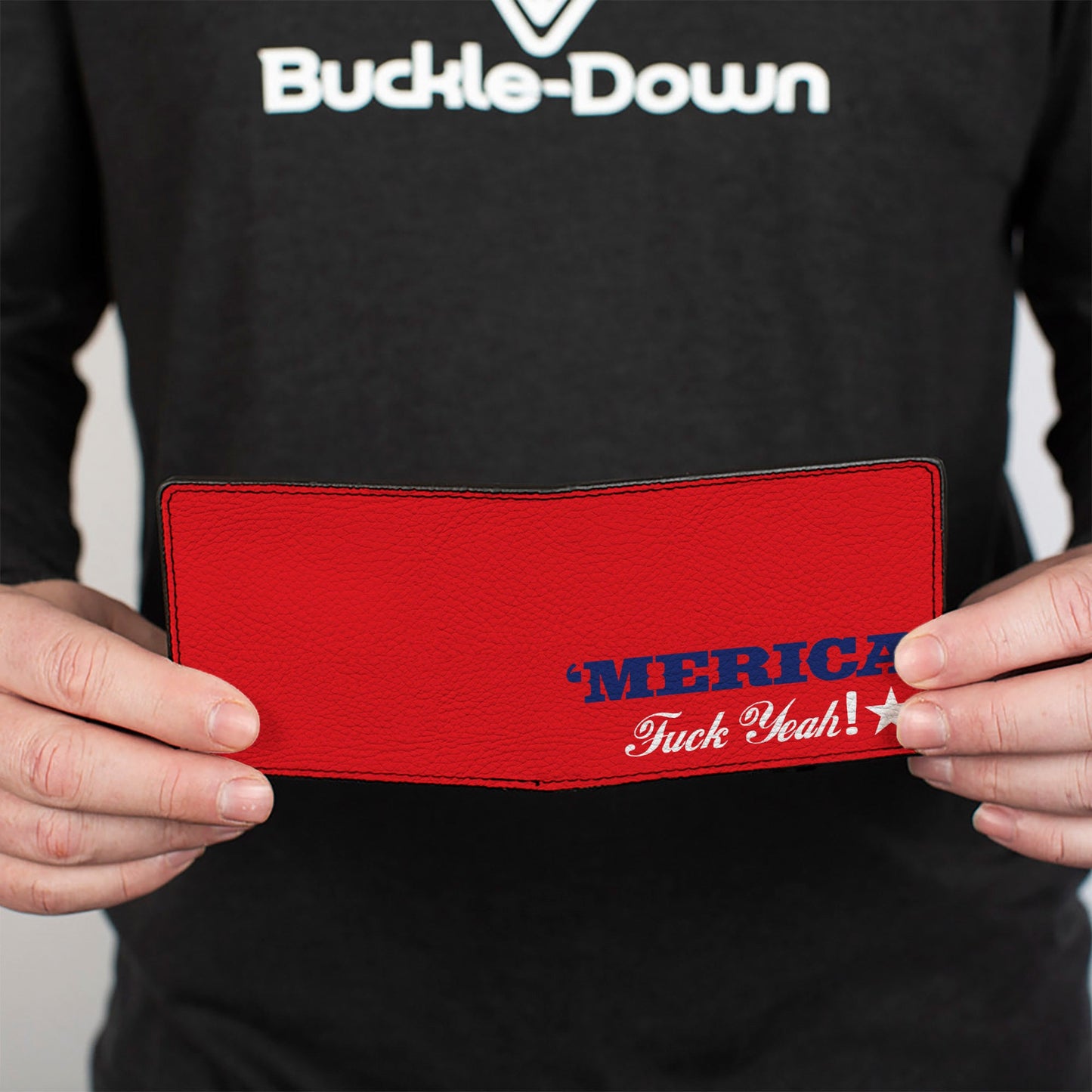 'MERICA Star USA Bi-Fold Wallet – World Cup 2026 Fan Gear (Red/Blue/White)