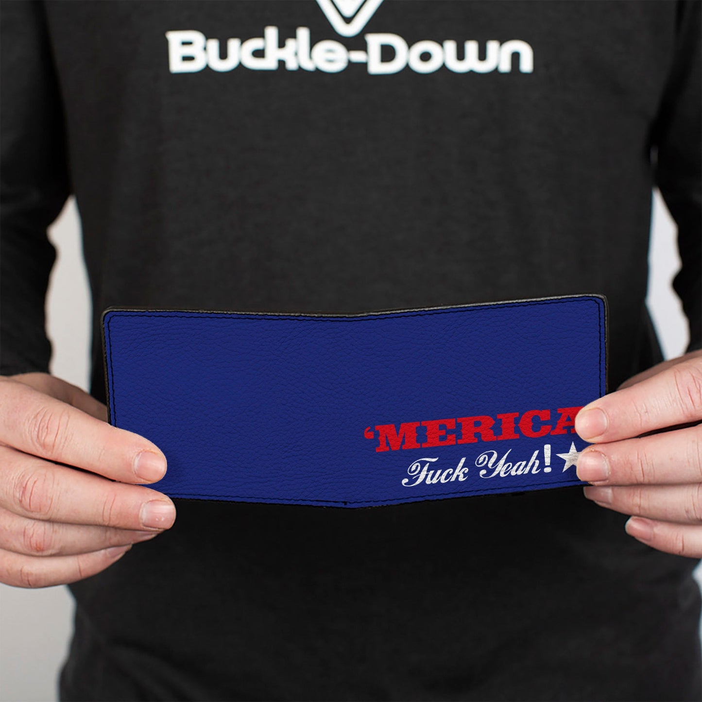 'MERICA Star USA Bi-Fold Wallet – World Cup 2026 Fan Gear (Blue/Red/White) v2