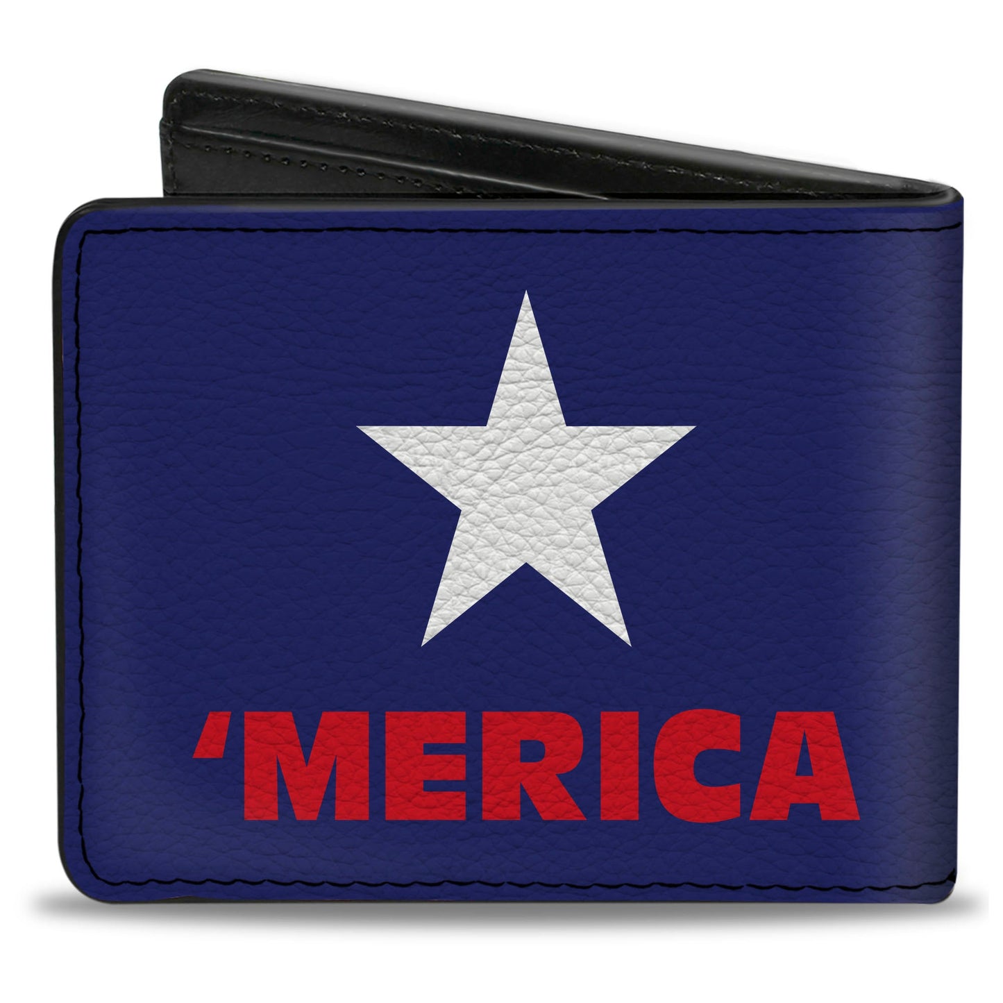 'MERICA Star USA Bi-Fold Wallet – World Cup 2026 Fan Gear (Blue/Red/White)