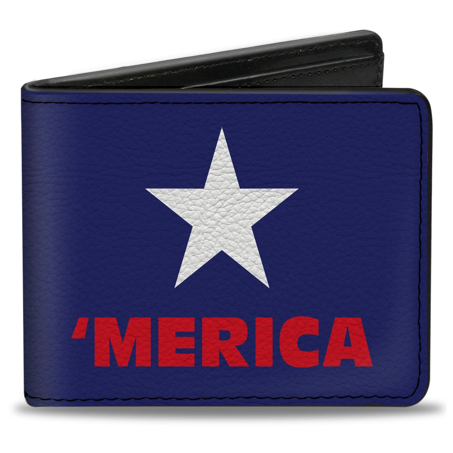 'MERICA Star USA Bi-Fold Wallet – World Cup 2026 Fan Gear (Blue/Red/White)