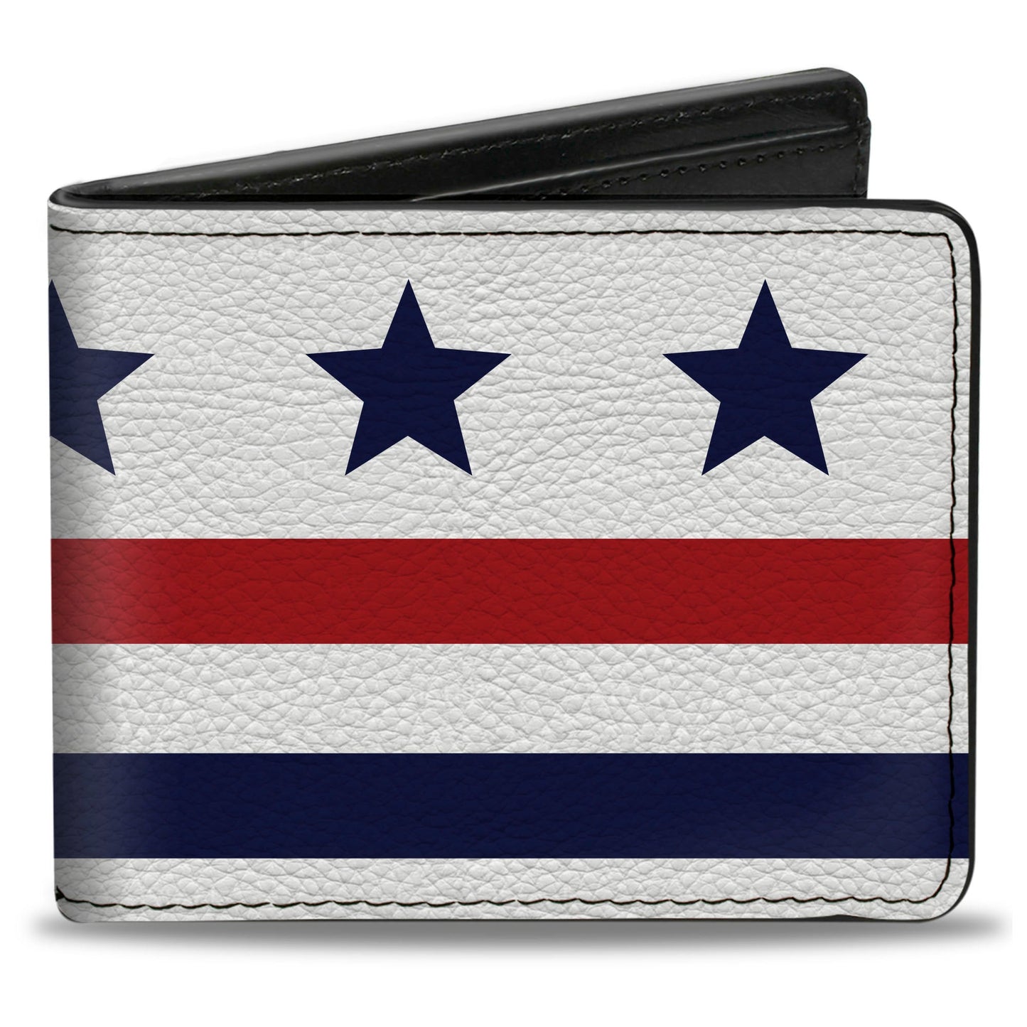Bi-Fold Wallet - Americana Stars & Stripes7 White Blue Red
