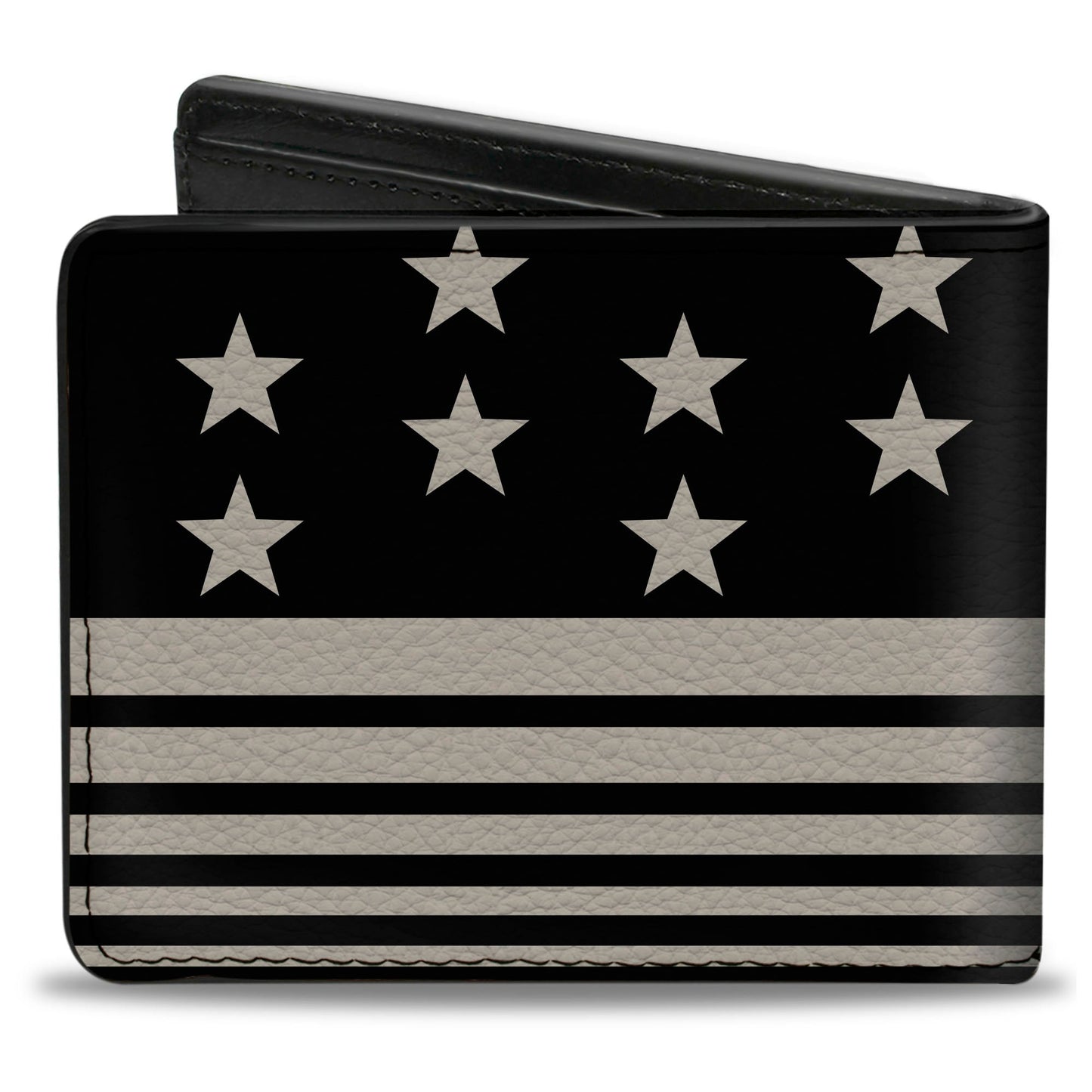 Bi-Fold Wallet - Americana Stars & Stripes8 Black Cream
