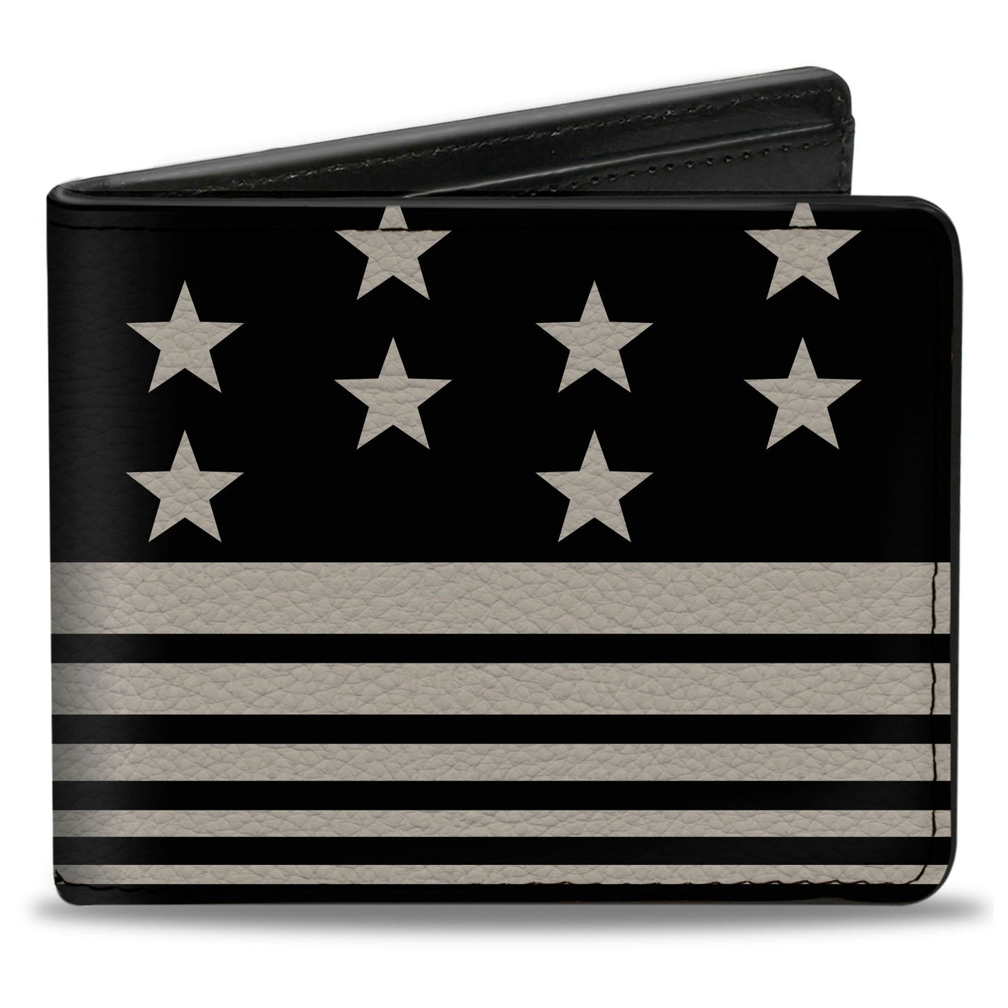 Bi-Fold Wallet - Americana Stars & Stripes8 Black Cream