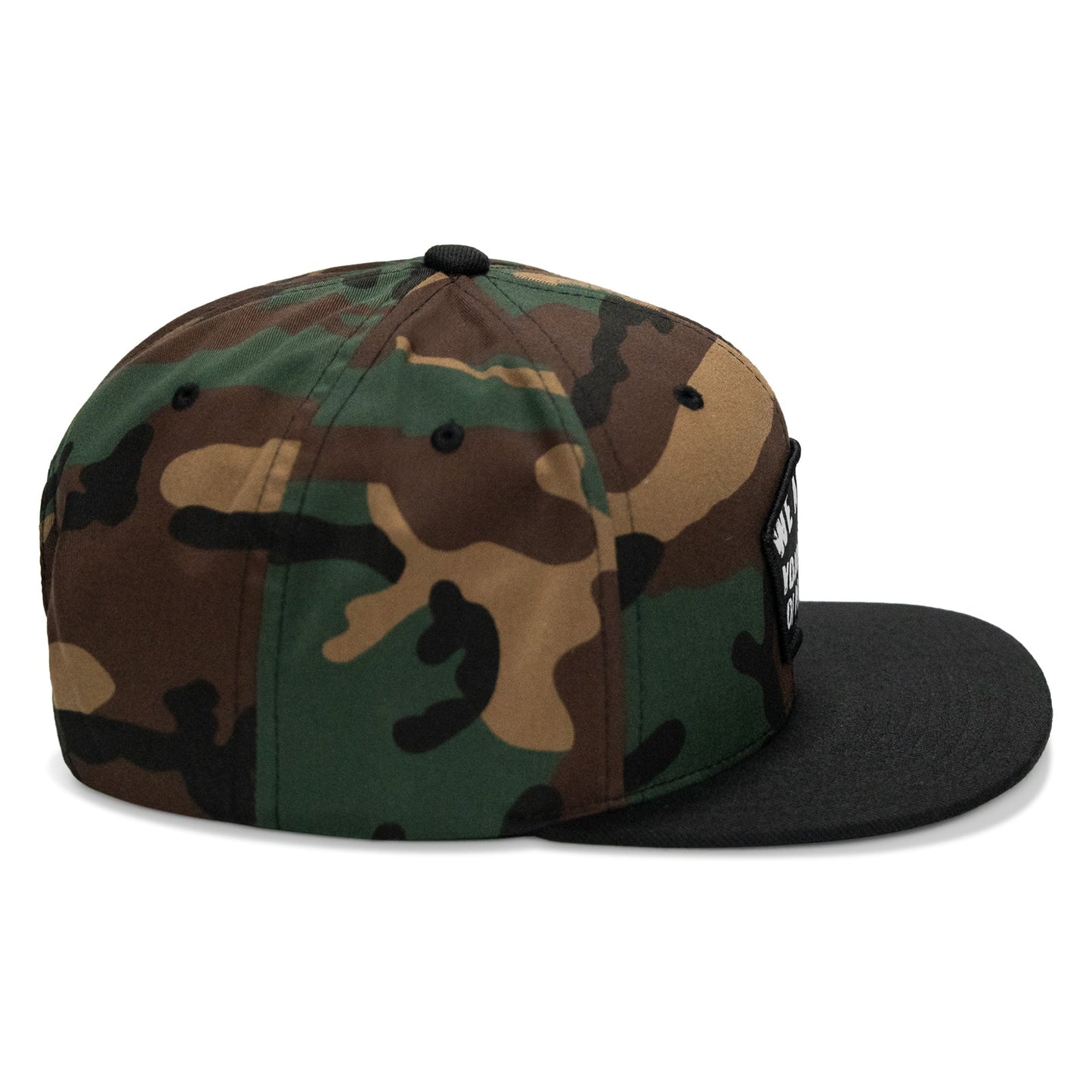 We Are Not Your Kind Of People Patch Flatbill Snapback Hat