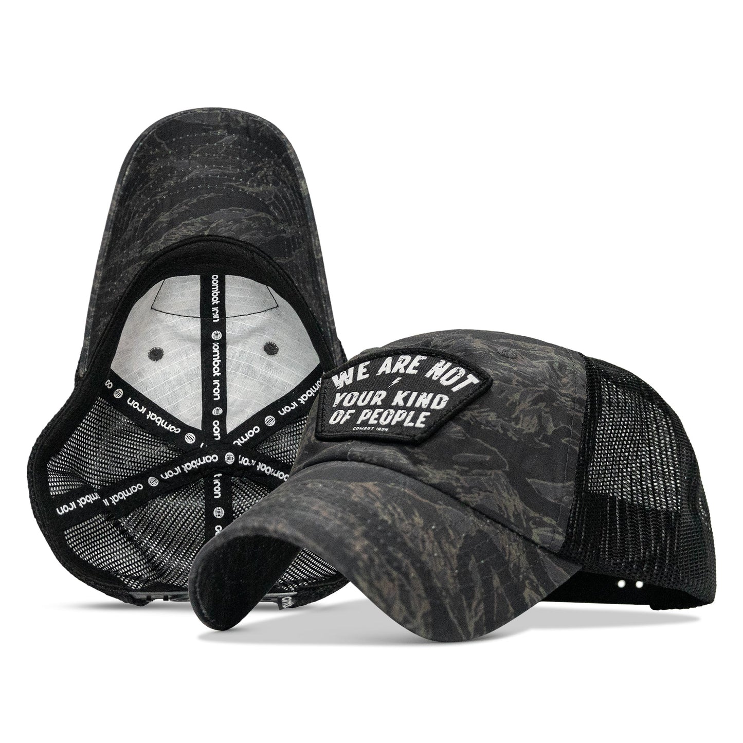 We Are Not Your Kind Of People Patch Tactical Ripstop Mesh Snapback Hat