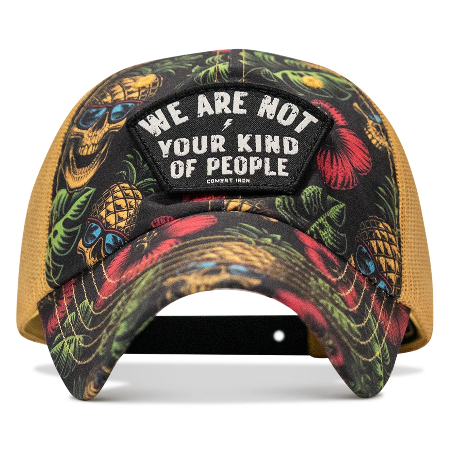 We Are Not Your Kind Of People Patch Tactical Ripstop Mesh Snapback Hat